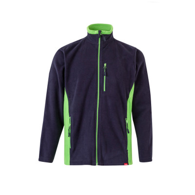 VL GERAS. Two-tone fleece jacket (220g/m²) in polyester (100)
